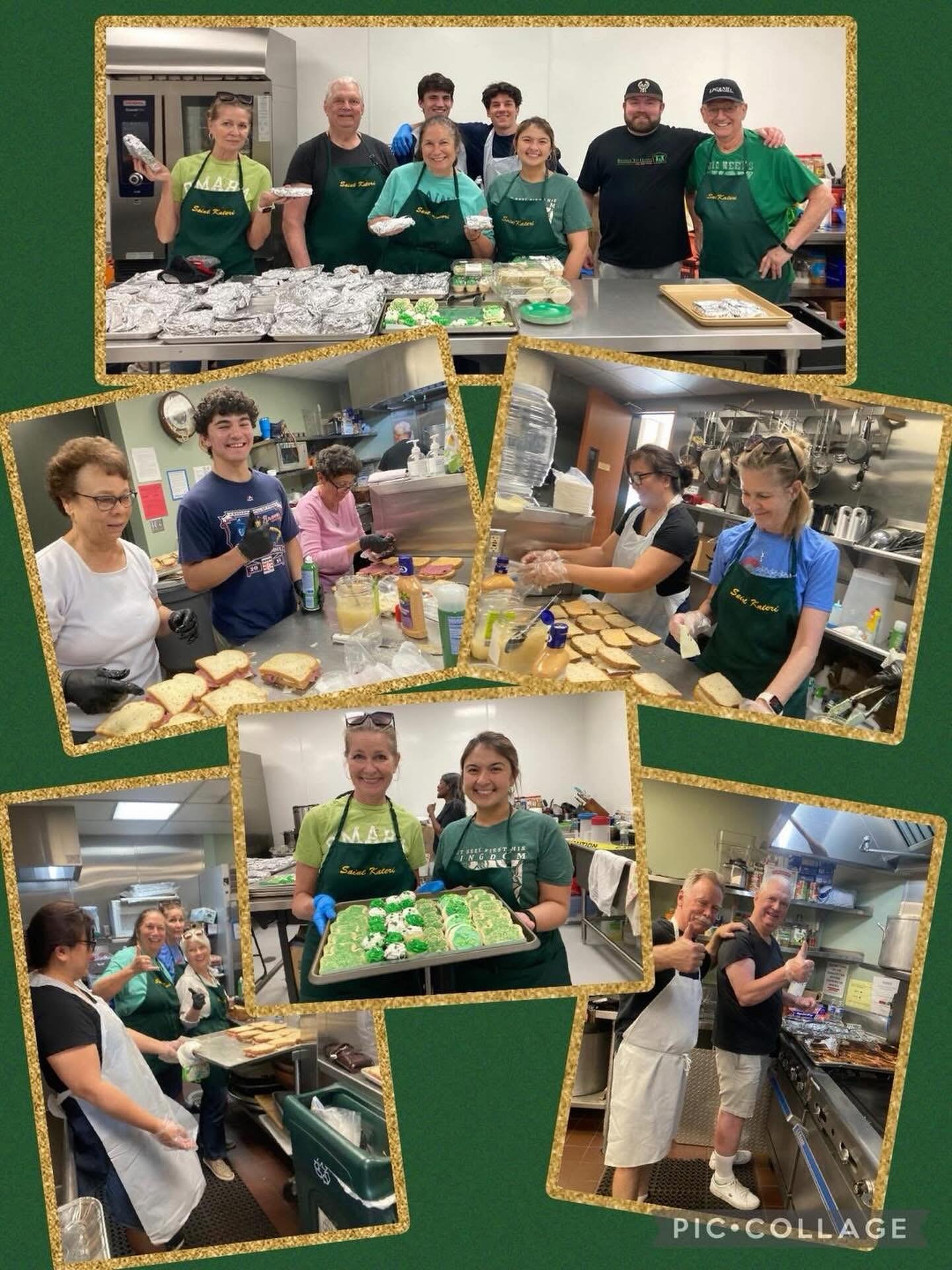 💚🍀 Community in action! 🍀💚

We are so grateful for incredible partners like @stkateri who showed up with full hearts (and full trays!) to serve our neighbors at Bridge to Home. From 170 Reuben sandwiches to smiles, laughter, and connection, this 