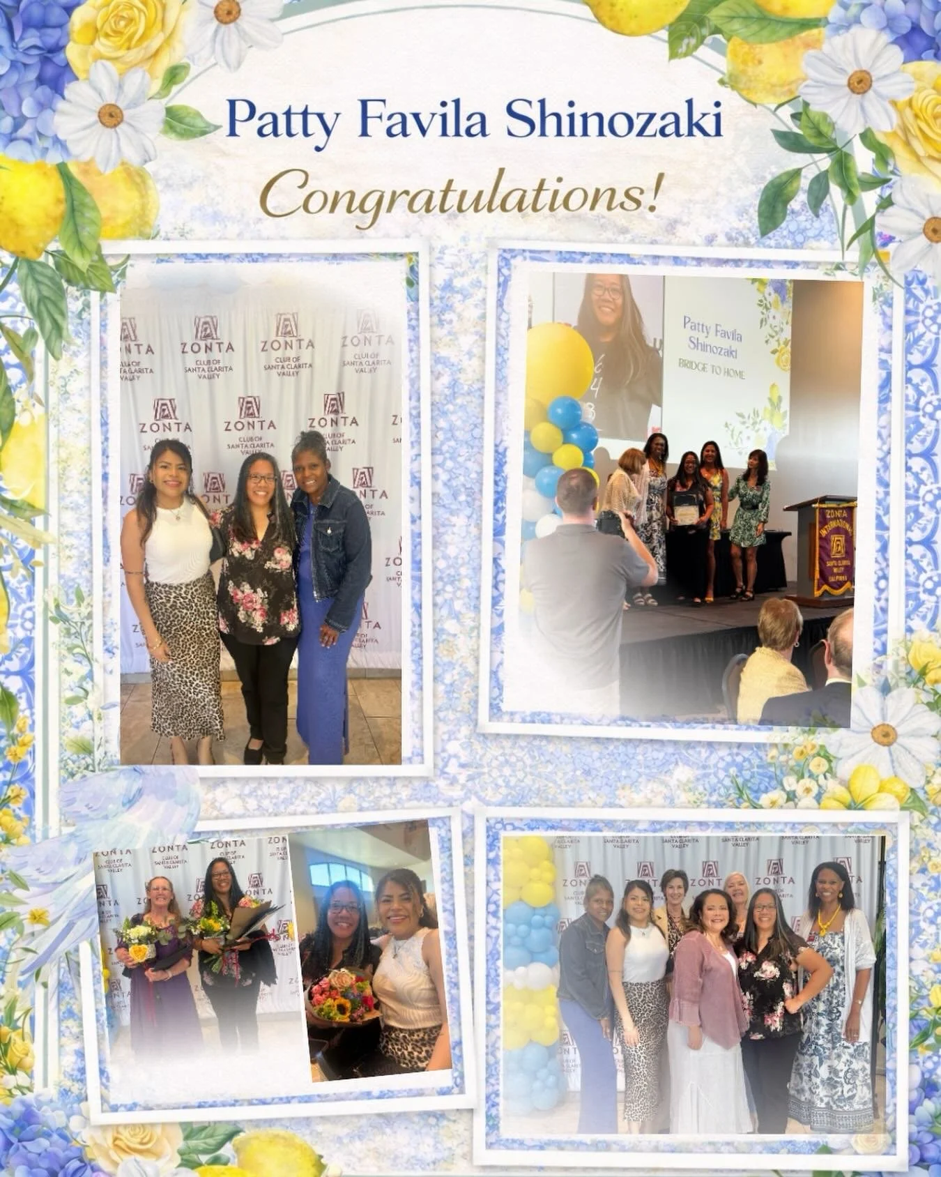 Celebrating a truly incredible woman&hellip; 💛✨

Patty Favila Shinozaki, your heart for service is something so special and something we are endlessly grateful for at Bridge to Home.

Through your dedication, compassion, and willingness to always sh