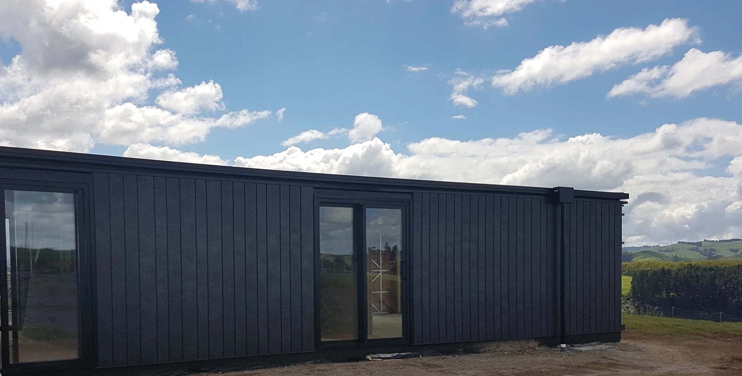 0.55g Lux Steel - Corten Dark  TRS Interlocking Panels