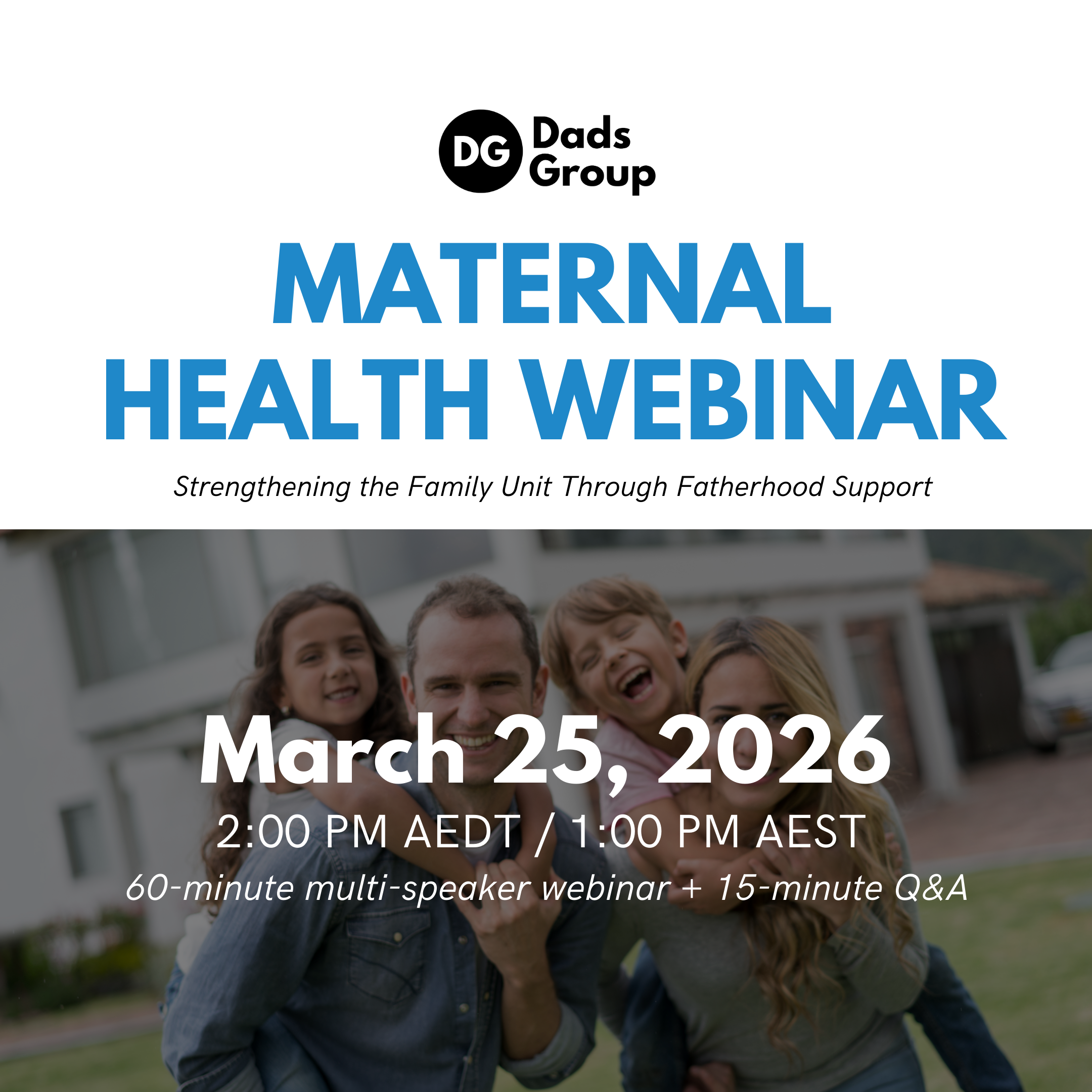Supporting Fathers, Supporting Families Webinar