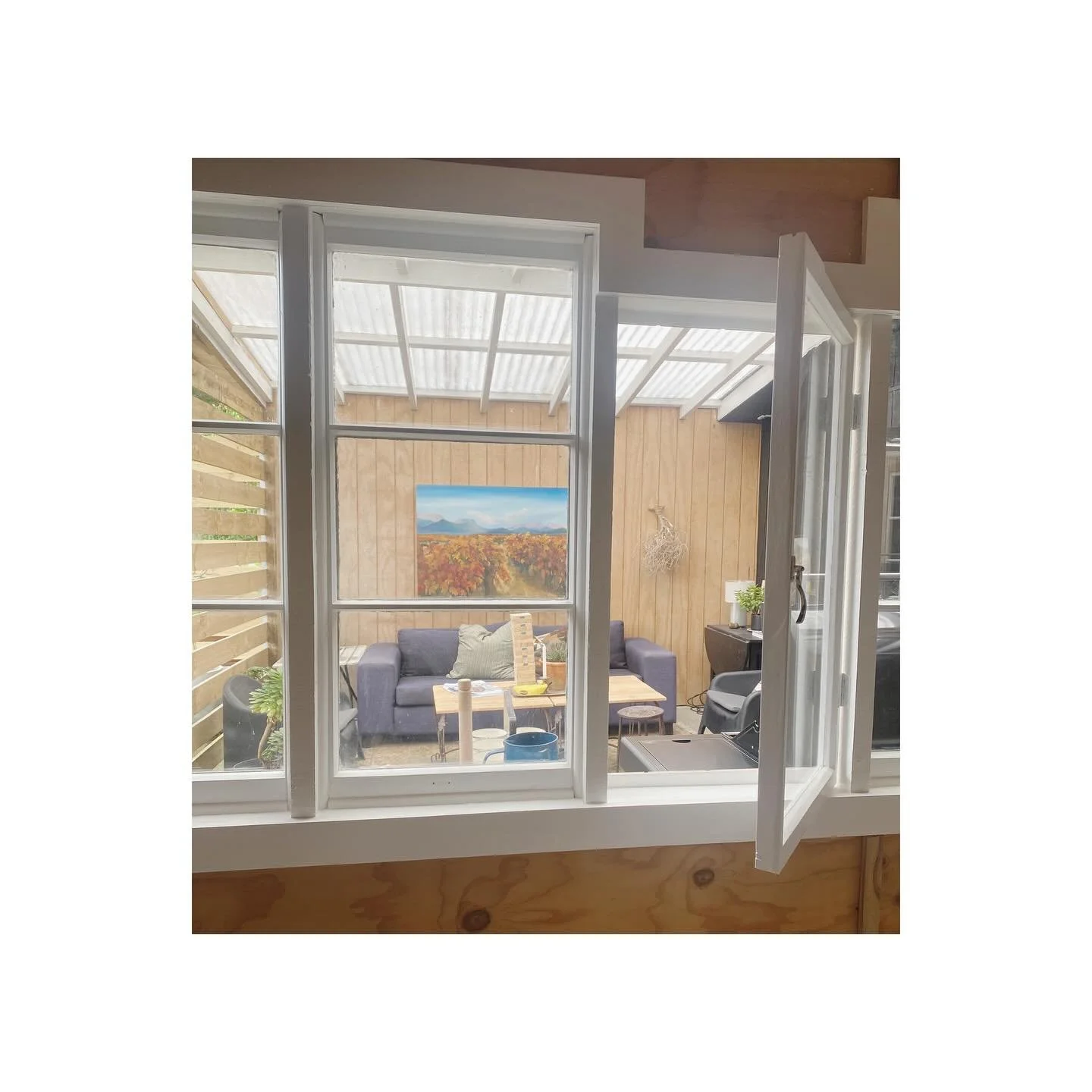 Room with a view. The Store. 

#avillagestay #shorttermaccommodation #matakana #matakanavillage #matakanacoast #stayhere #bnb #cottage #airbnb #650onmatakana #avillagestay #modernrustic #stay #omaha #warkworth #mangawhai #home #nzinteriors #interiors