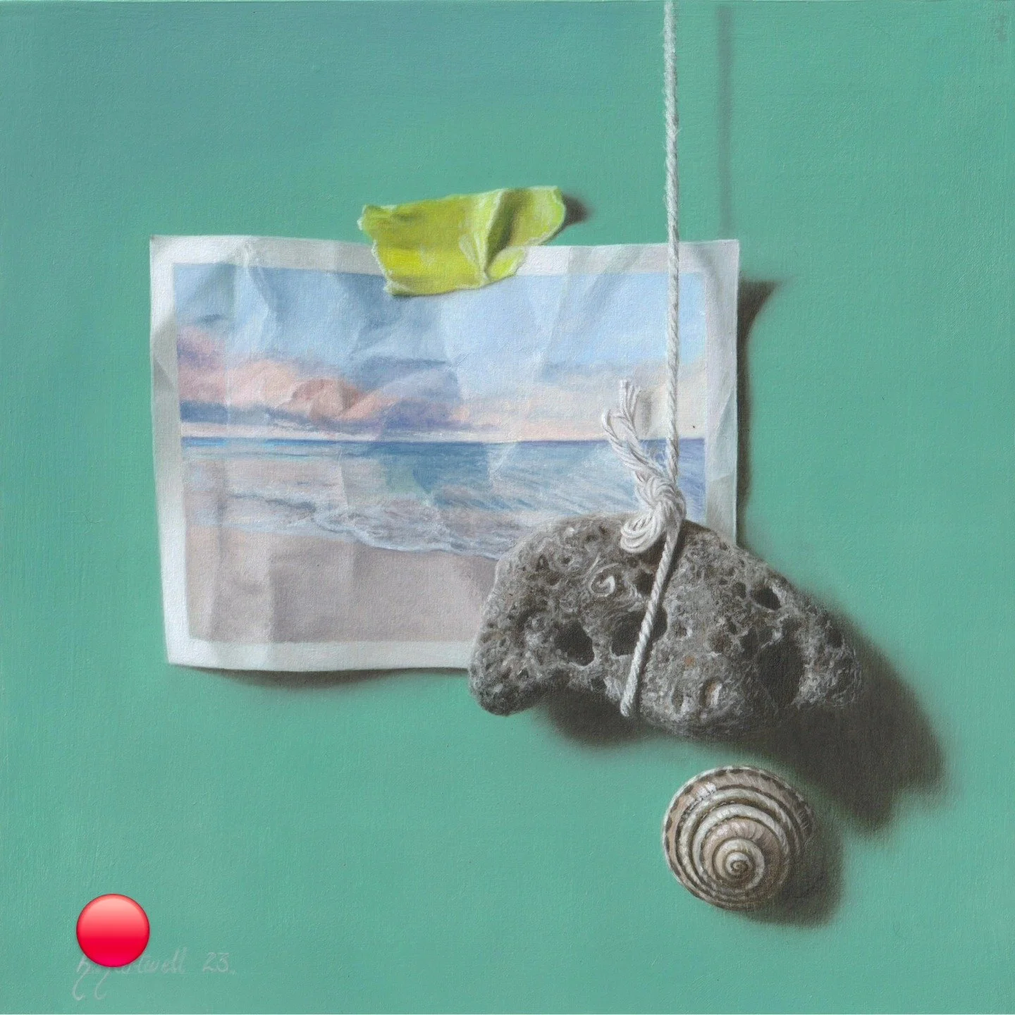 Tethered Tides 🔴
Oil on panel 

A great initiative by @artsmnc to utilise spaces to showcase local art. Come check it out! Opening tomorrow night, Thursday 28th, 5pm - 7pm. Hope to see you there 👋 

#localart #supportthearts #australianartist #oilp