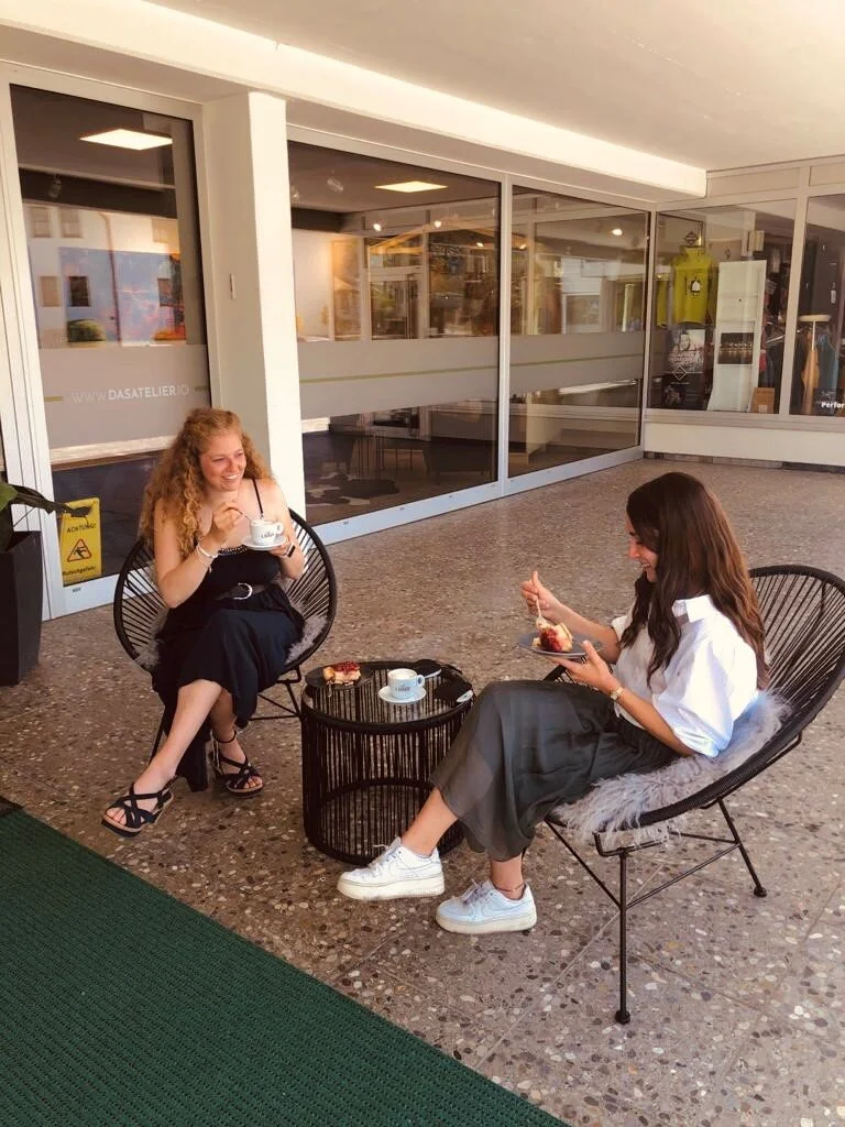 Kaffeepause im Freien