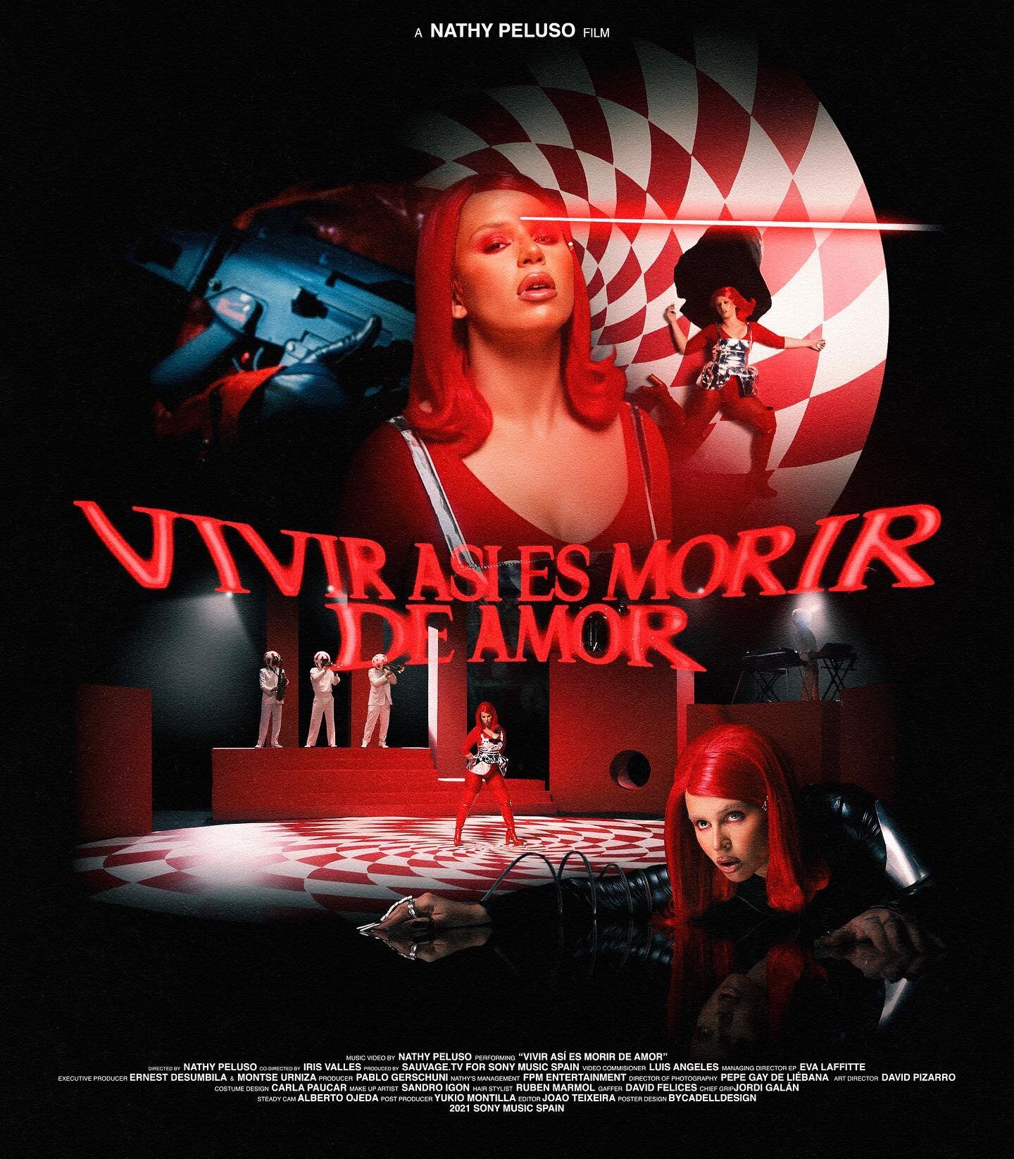 VIVIR ASI ES MORIR DE AMOR ❤️&zwj;🔥
POSTER DESIGN @bycadelldesign 
DIRECTED BY @nathypeluso &amp; myself 
PRODUCED BY @sauvagetv FOR @sonymusicspain 

VIDEO COMMISSIONER @_luis_angeles 
EXECUTIVE PRODUCER	EVA LAFFITTE 
EXECUTIVE PRODUCER @ernest_des