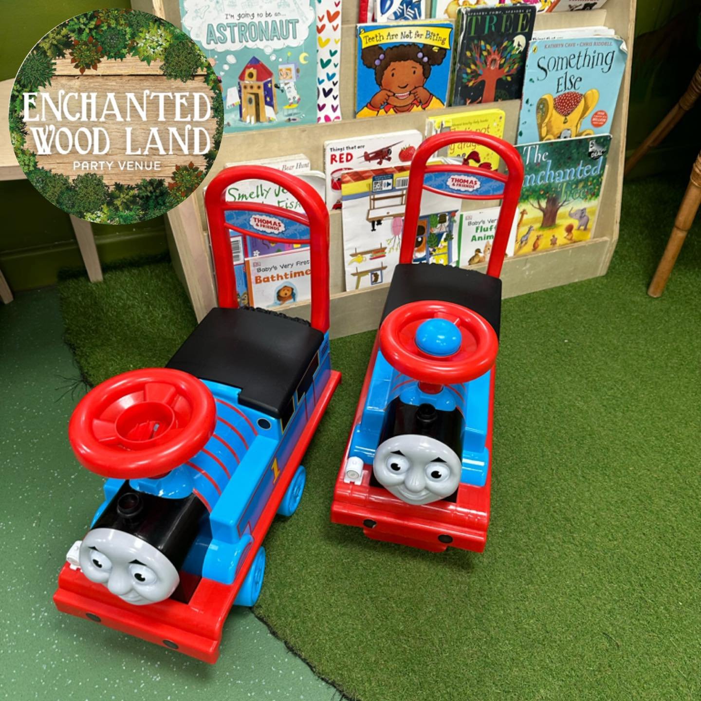 Spaces to play today&hellip; 🚂 

Sunday 12th May 
9am- Stay &amp; Play 
11am- Stay &amp; Play 

📱 Book now for Stay &amp; Play here:

https://enchantedwood.bookmyparty.co.uk/book/1419/booking.aspx?packagegroup=stayplay

#enchantedwoodland #ewl #sta