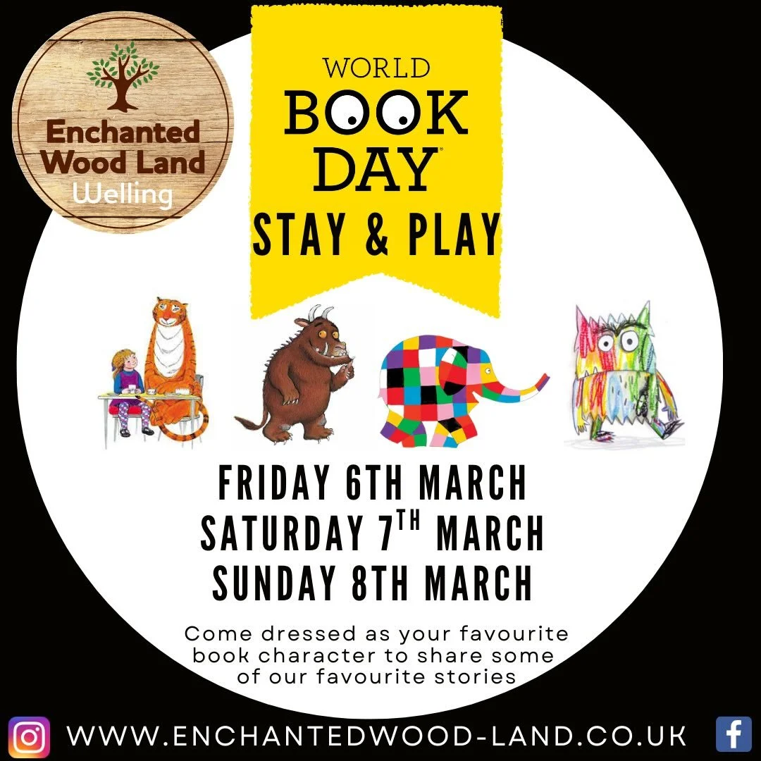 Next week we celebrate World Book Day 📚 🌍 

Come dressed in your favourite characters costume, pyjamas on onesie&hellip; we will have lots of fun with the Gruffalo, Three Little Pigs, Elmer and lots more&hellip; 

Friday 6th March- 9am, 11am &amp; 