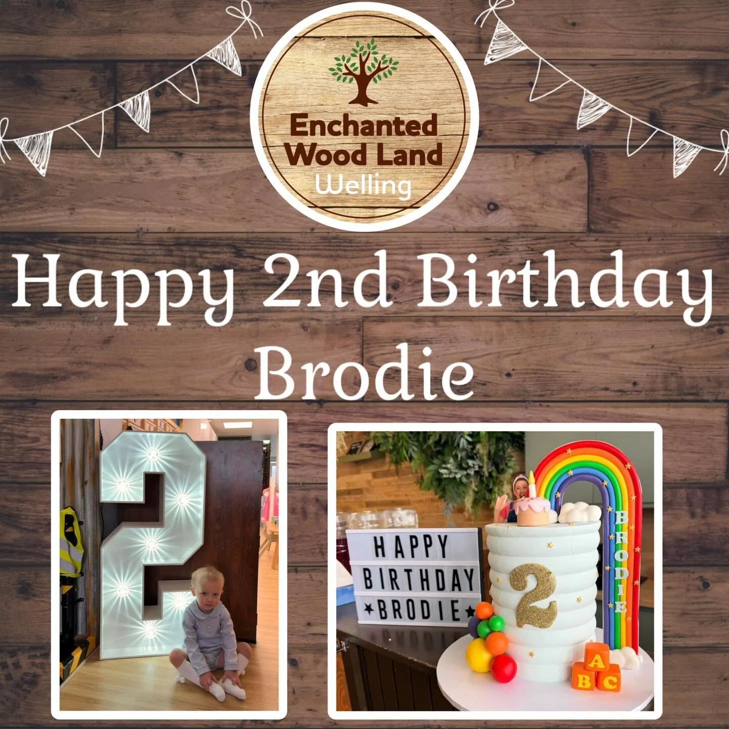 Today we celebrated three birthday parties @EnchantedWoodLand, Welling!

We would like to say a big&hellip; 

💫 &lsquo;Happy 3rd Birthday Mila &amp; Mira&rsquo; 

💫 &lsquo;Happy 2nd Birthday Brodie&rsquo; 

We hope you had an amazing party celebrat