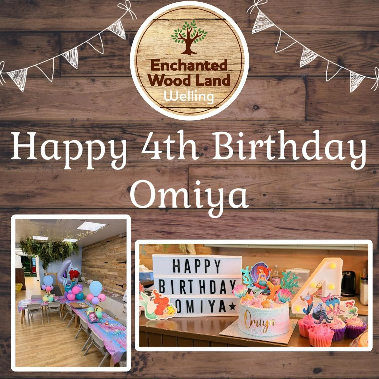 Today we celebrated two birthday parties @EnchantedWoodLand, Welling!

We would like to say a big&hellip; 

💫 &lsquo;Happy 4th Birthday Omiya&rsquo; 

💫 &lsquo;Happy 3rd Birthday Cleo&rsquo; 

We hope you had an amazing party celebrating with all y