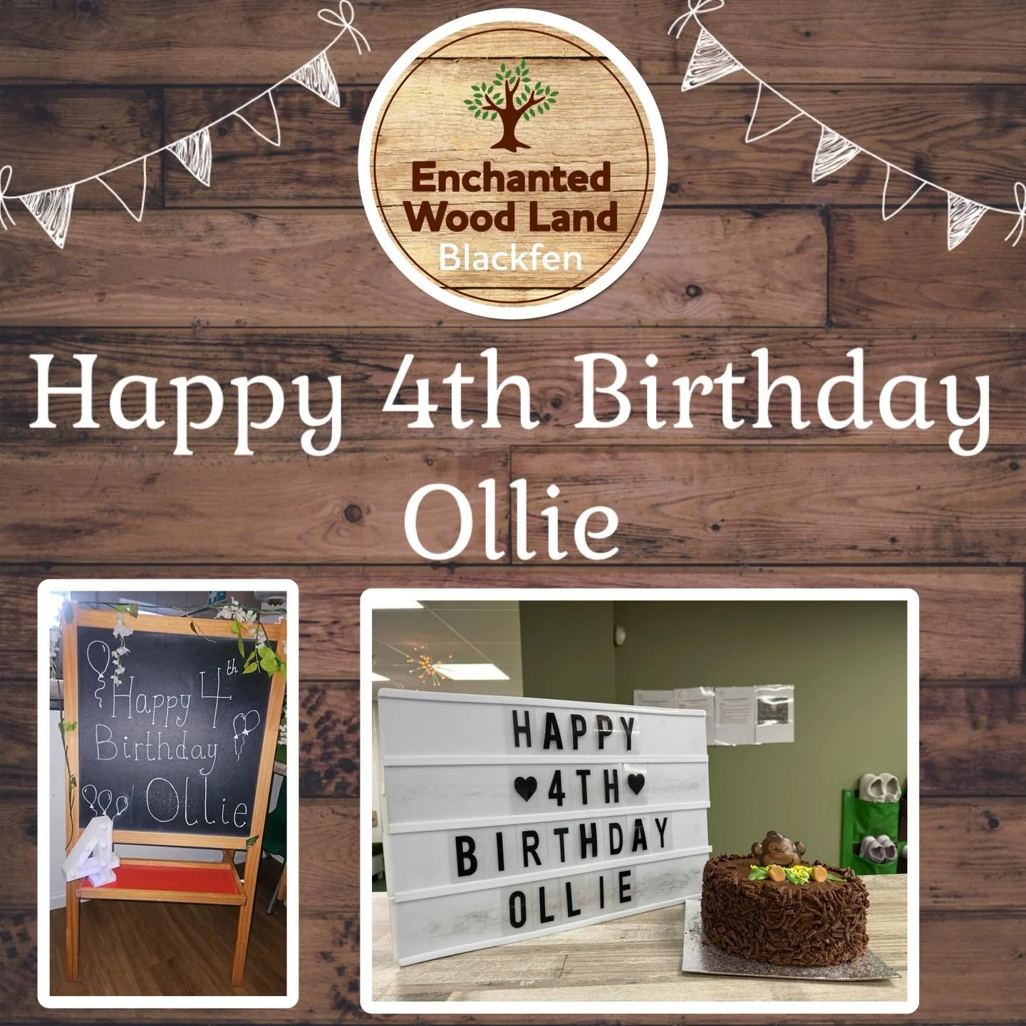 Today we celebrated three birthday parties @EnchantedWoodLand, Blackfen!

We would like to say a big&hellip; 

💫 &lsquo;Happy 4th Birthday Ollie&rsquo; 

💫 &lsquo;Happy 2nd Birthday Joey&rsquo;

💫 &lsquo;Happy 4th Birthday Millie&rsquo;

We hope y