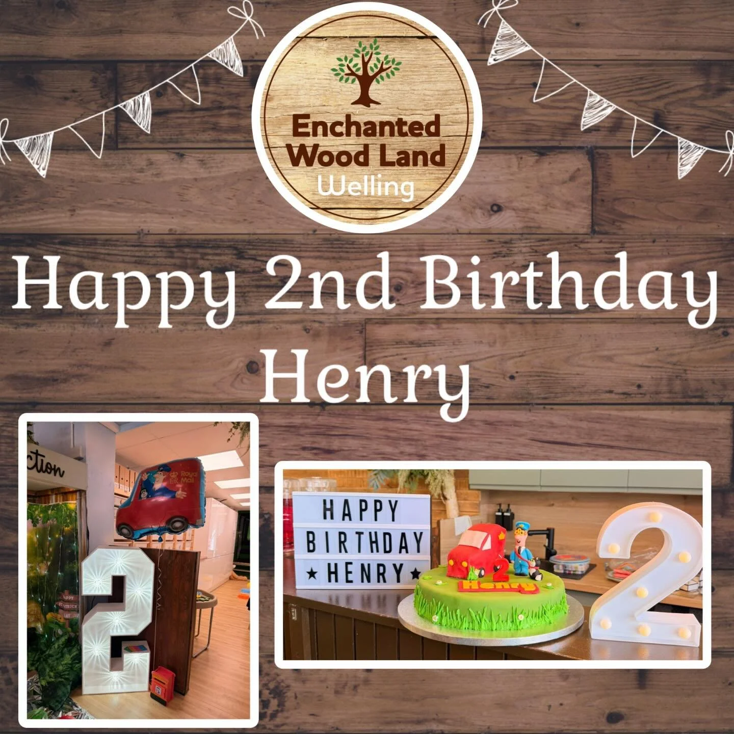 Today we celebrated an amazing birthday party @EnchantedWoodLand, Welling!

We would like to say a big&hellip; 

💫 &lsquo;Happy 2nd Birthday Henry&rsquo; 

We hope you had an amazing party celebrating with all your friends and family x 🌳🎉🎈🎂

#en