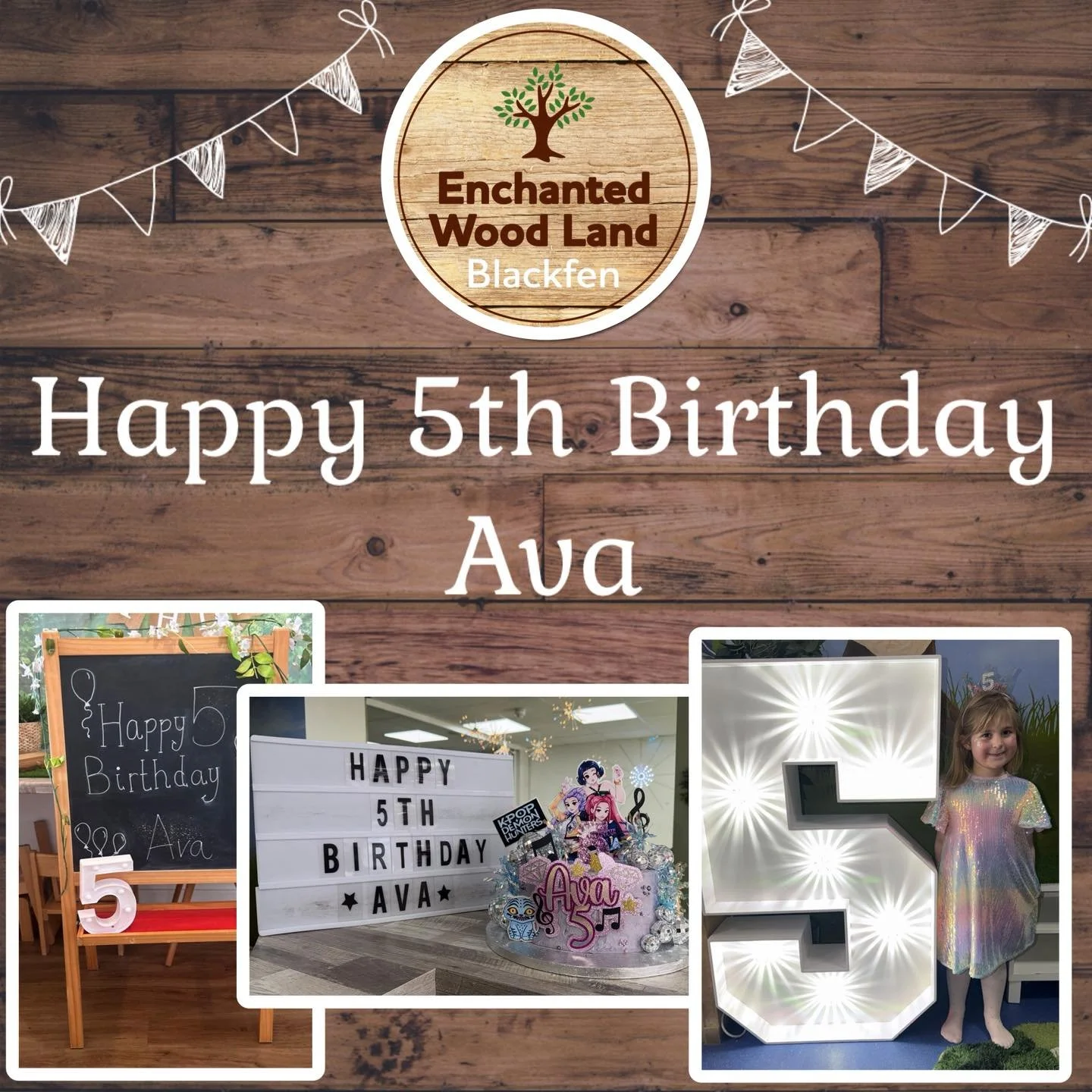 On Saturday we celebrated three special birthday parties @EnchantedWoodLand, Blackfen!

We would like to say a big&hellip; 

💫 &lsquo;Happy 3rd Birthday Saxon&rsquo; 

💫 &lsquo;Happy 2nd Birthday Nancy&rsquo; 

💫 &lsquo;Happy 5th Birthday Ava&rsqu