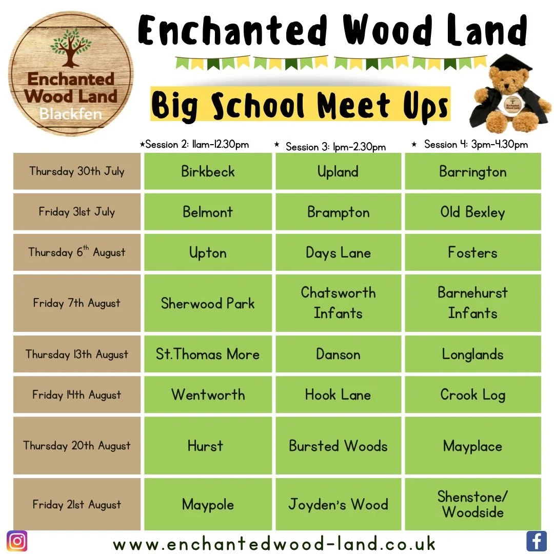 Our BIG SCHOOL MEET UPS are BACK&hellip; and available to book from Monday.

We have streamlined it slightly this year, as some schools didn&rsquo;t have a great uptake last year. But as ever, if you have a group of five or more, we will put on a ses