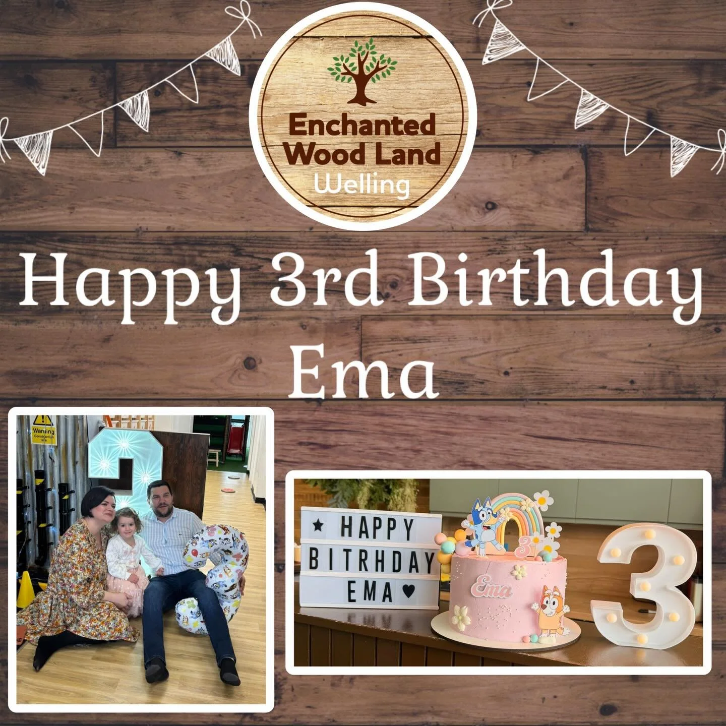 Today we celebrated an amazing birthday party @EnchantedWoodLand, Welling!

We would like to say a big&hellip; 

💫 &lsquo;Happy 3rd Birthday Ema&rsquo; 

💫 &lsquo;Happy 2nd Birthday Ivy&rsquo; 

We hope you had an amazing party celebrating with all