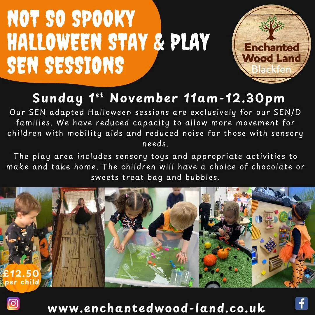 Not so spooky Halloween Stay & Play Sen Sessions Sun 1st November