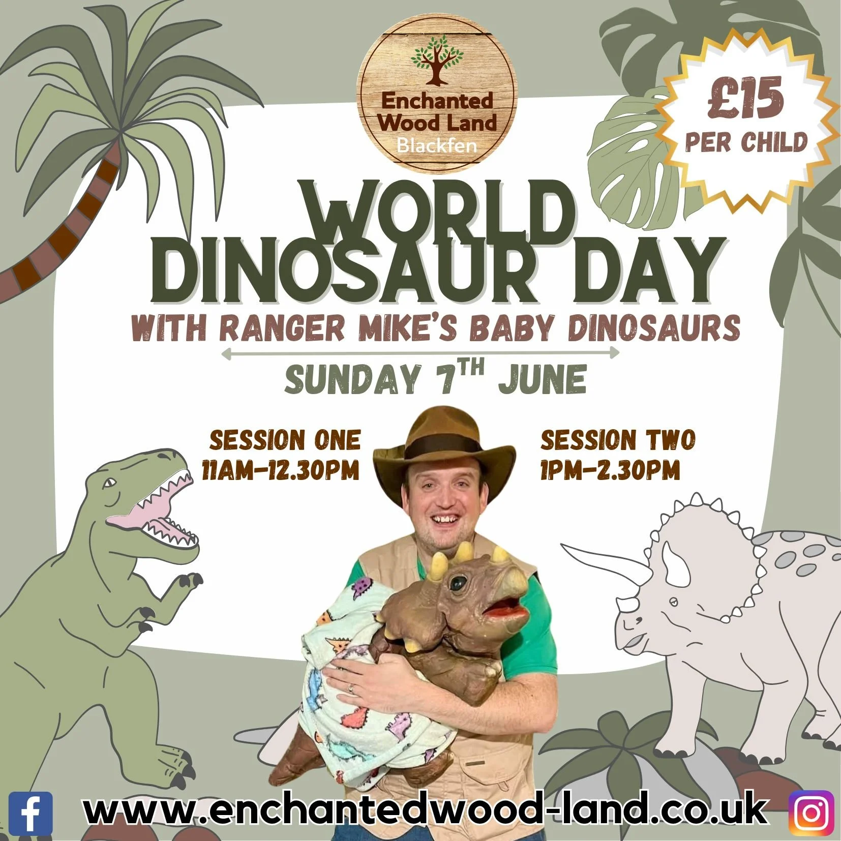 Dinosaur Day Sunday 7th June Stay & Play