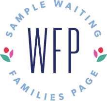 Sample Waiting Families Page