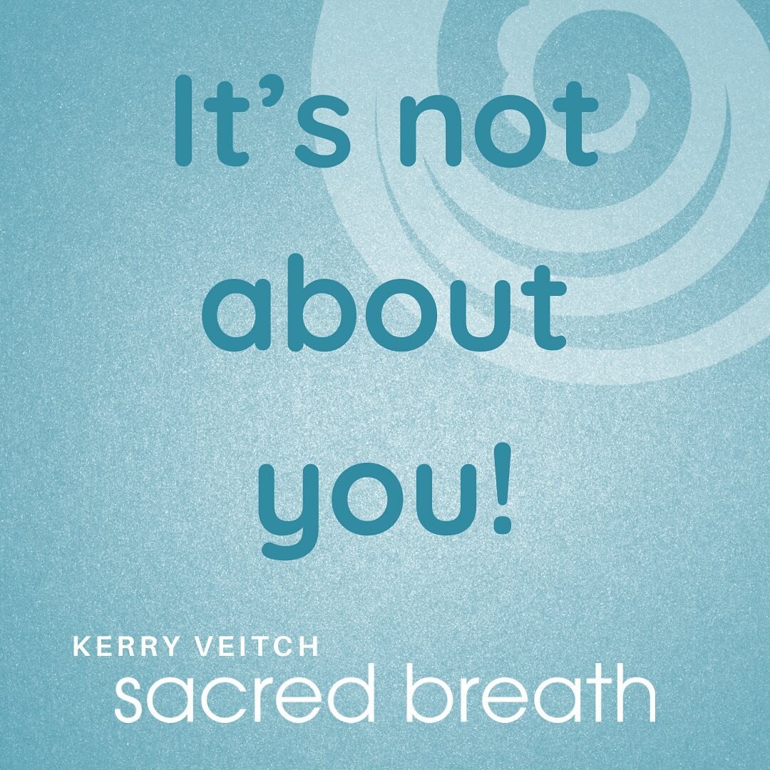It&rsquo;s not about you!

I&rsquo;m going to post a series on what makes a good conscious connected Breathwork
(CCB) facilitator, this is the second in the series. 

One of the hardest things I&rsquo;ve been getting my head around recently has to be