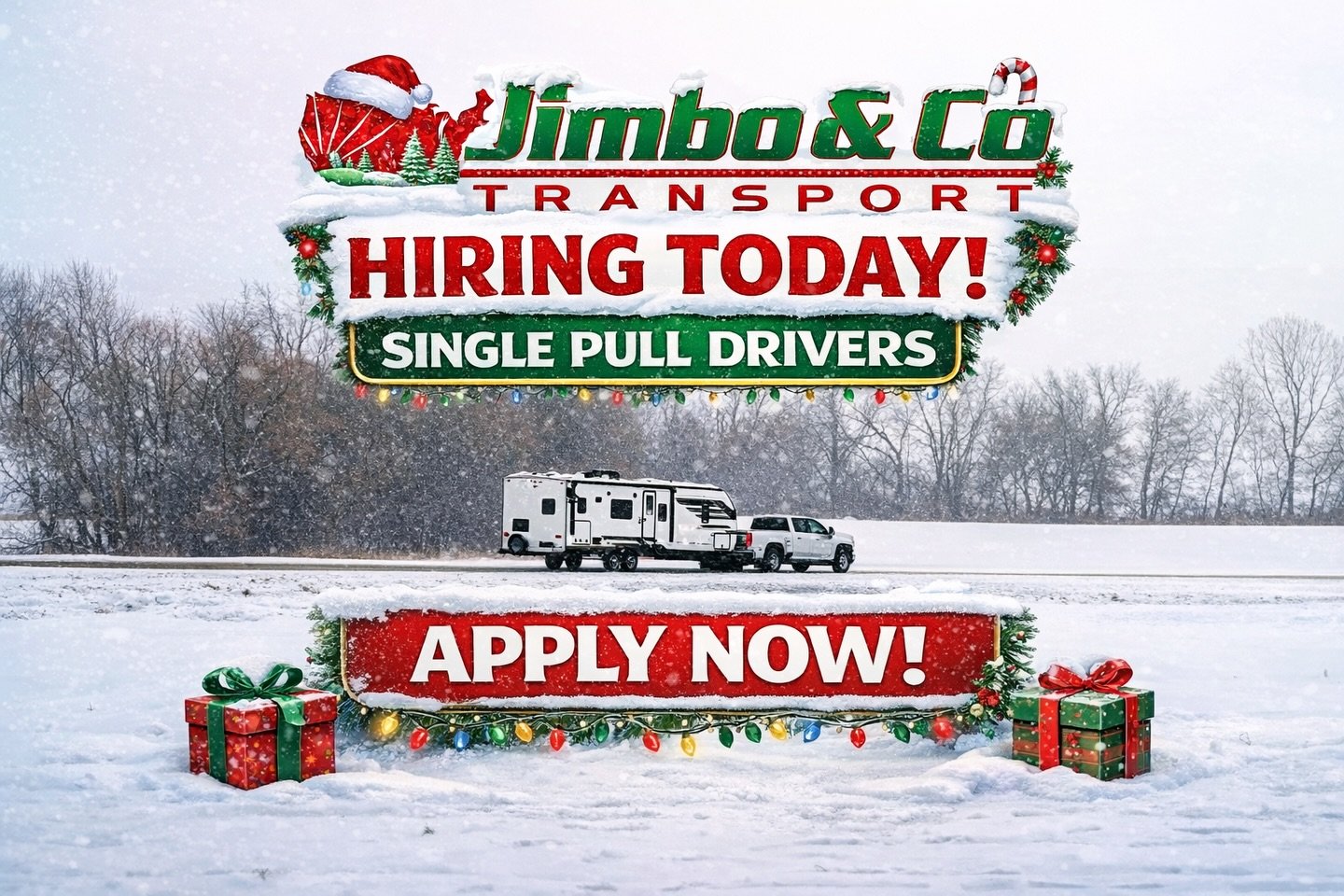 Jimbo is hiring Single Pull drivers right now! Apply at Jimboandcompany.com