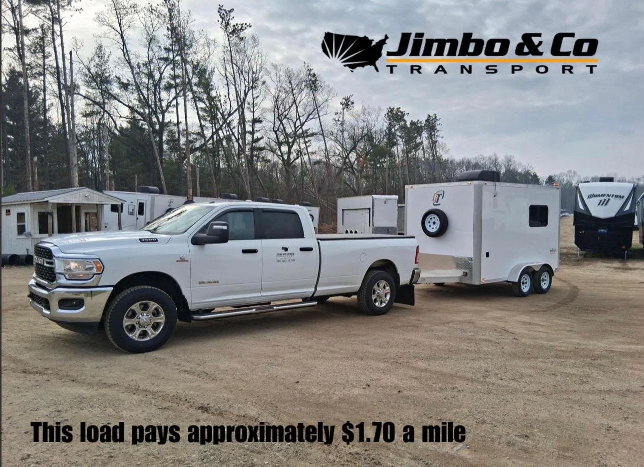 This load came from Indiana and is going to South Carolina! Safe travels sir!