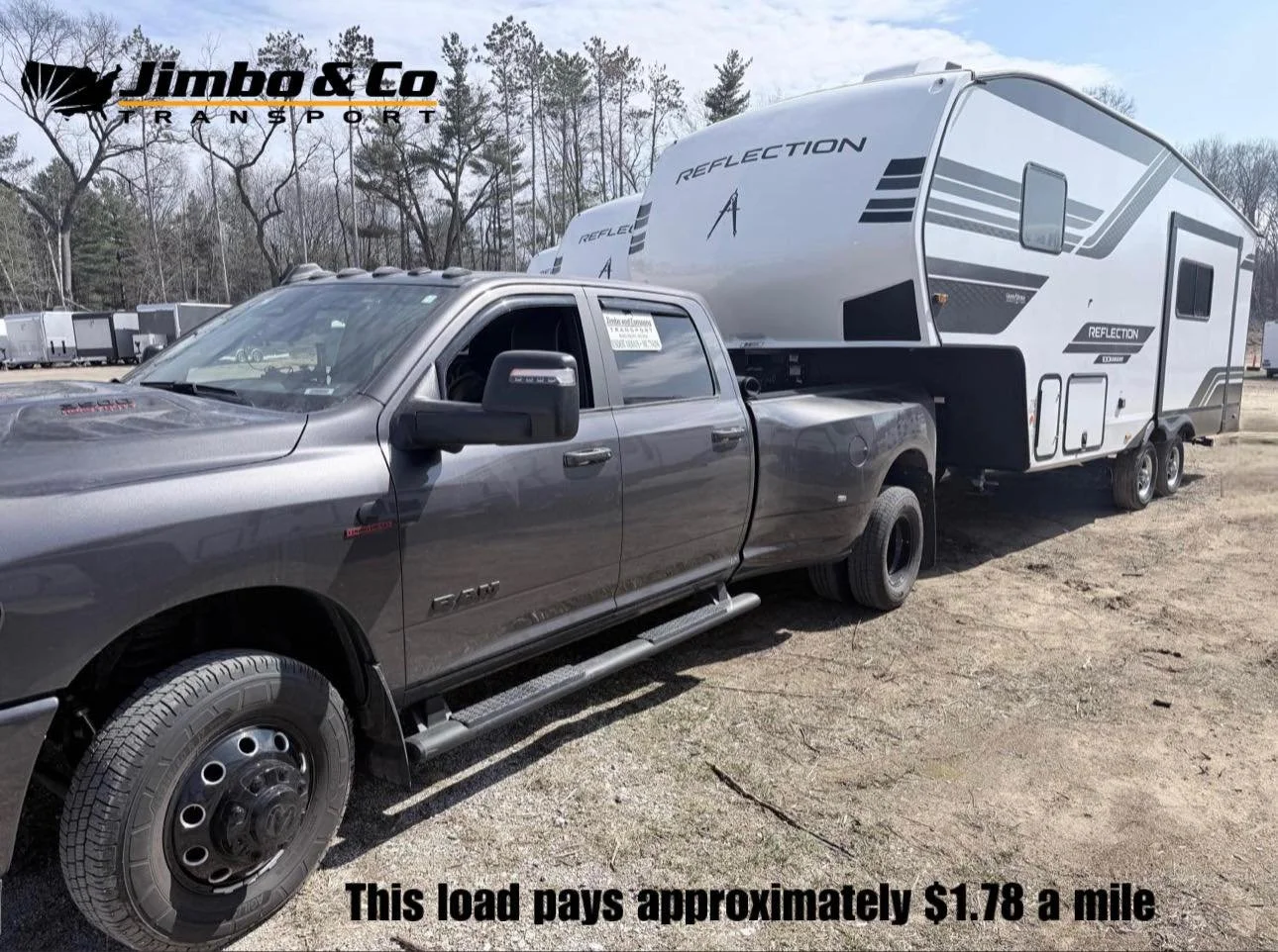 This load came from Indiana and is going to Montana! Safe travels!