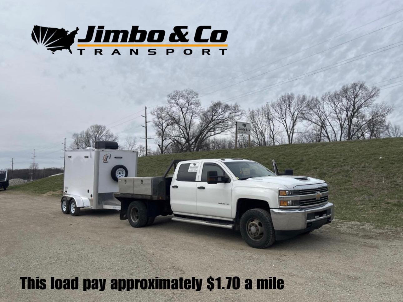 This load came from Indiana and is going to North Dakota! Safe travels sir!