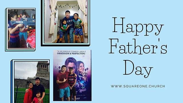 Happy Father&rsquo;s Day, we honor all the dads in the world.
⠀⠀⠀⠀⠀⠀⠀⠀⠀
Here the link for our worship experience tomorrow www.squareone.church , have a great weekend everyone!!