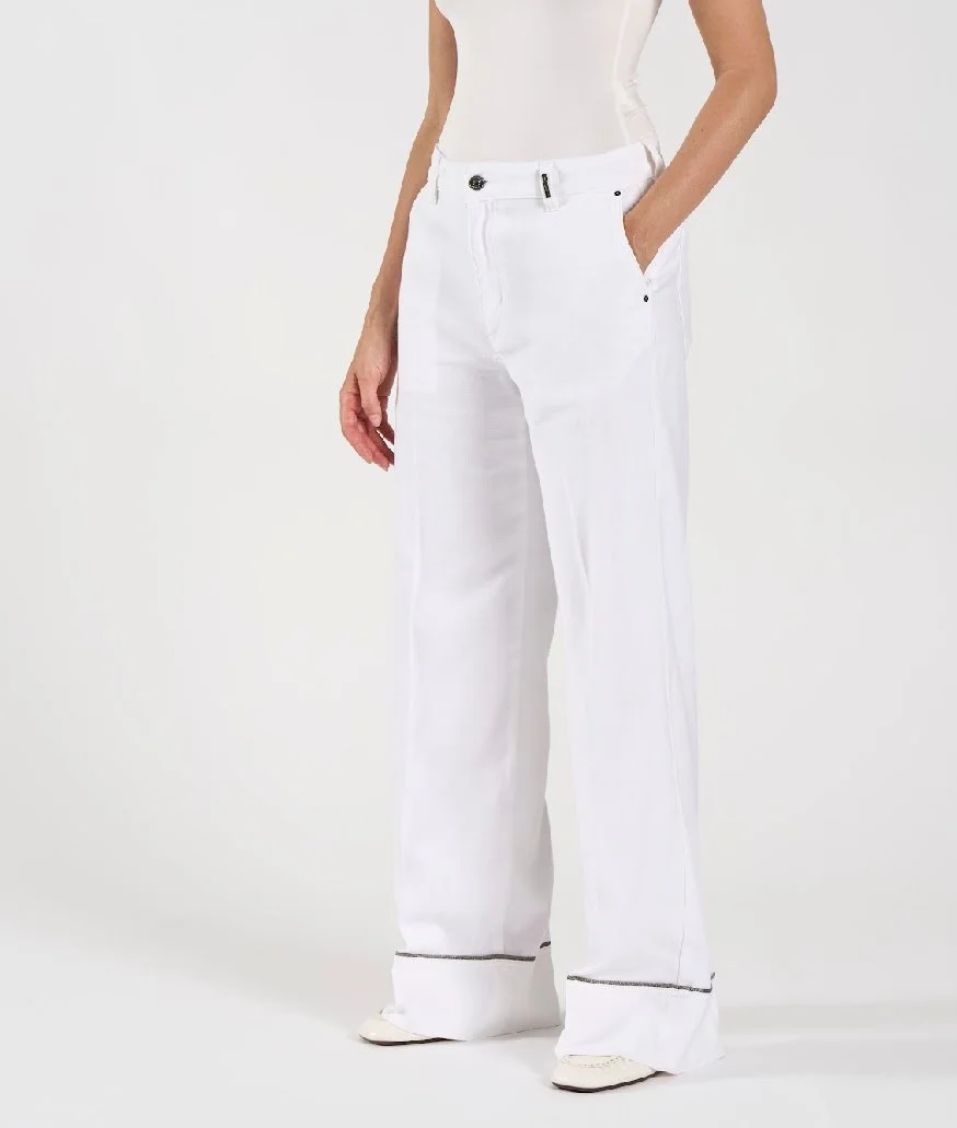 Tonet Denim Wide Leg Pant