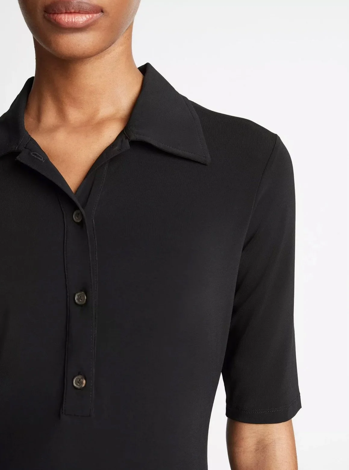 Vince Elbow Sleeve Polo Dress — Hanleys of Ancaster