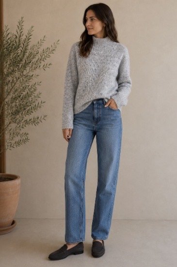 Tonet Mock Neck Sweater