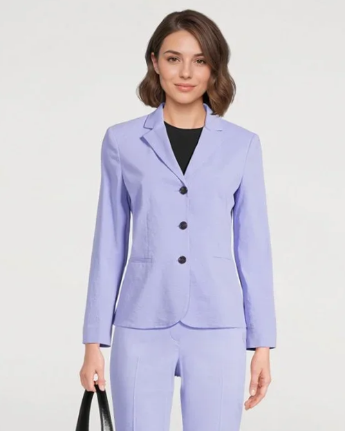 Theory Three Button Crunch Blazer