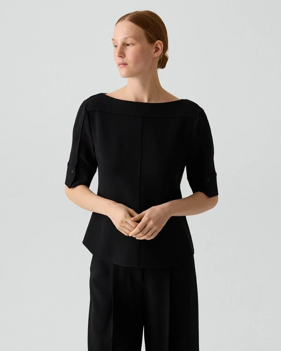 Theory Boat Neck Top
