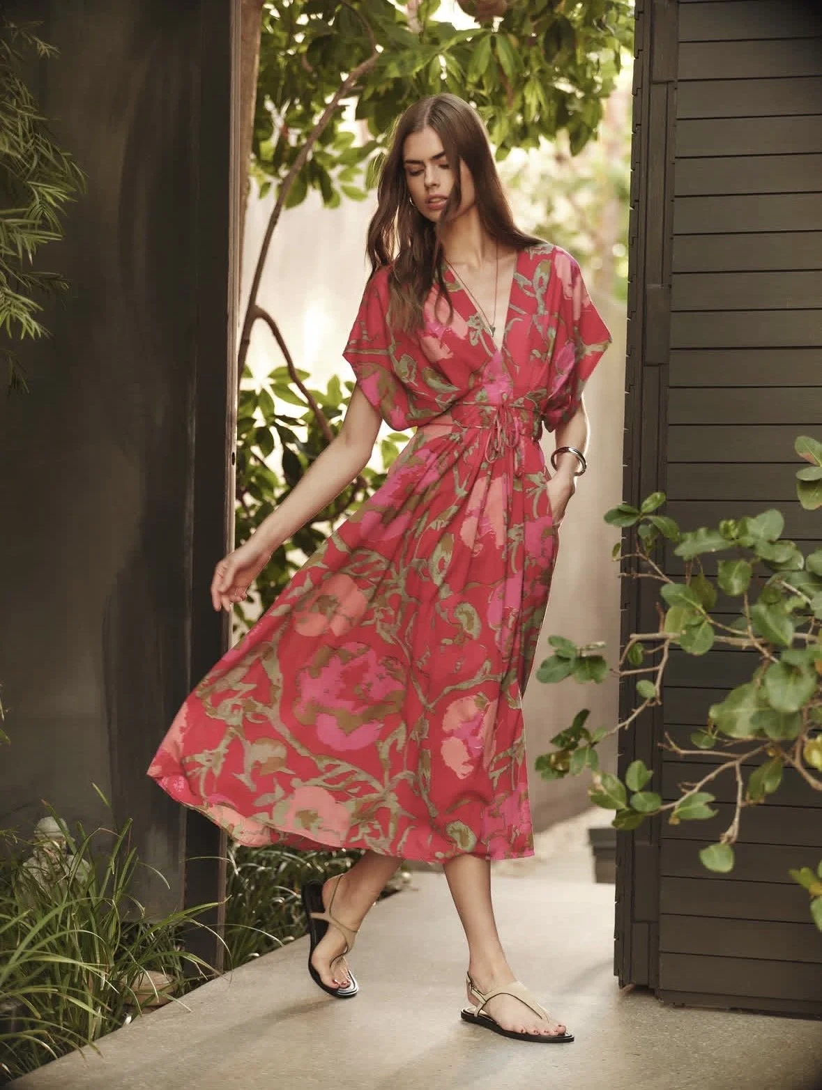 Velvet Leilani Printed Dress