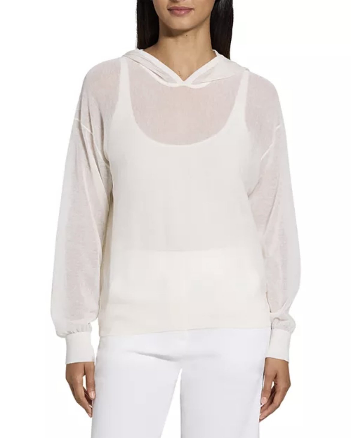 theory sheer turtleneck