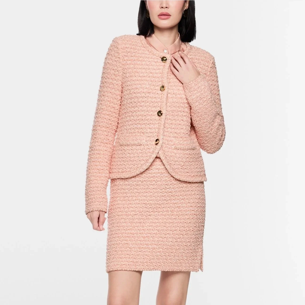 Marc Cain Tweed Sparkle Cardigan