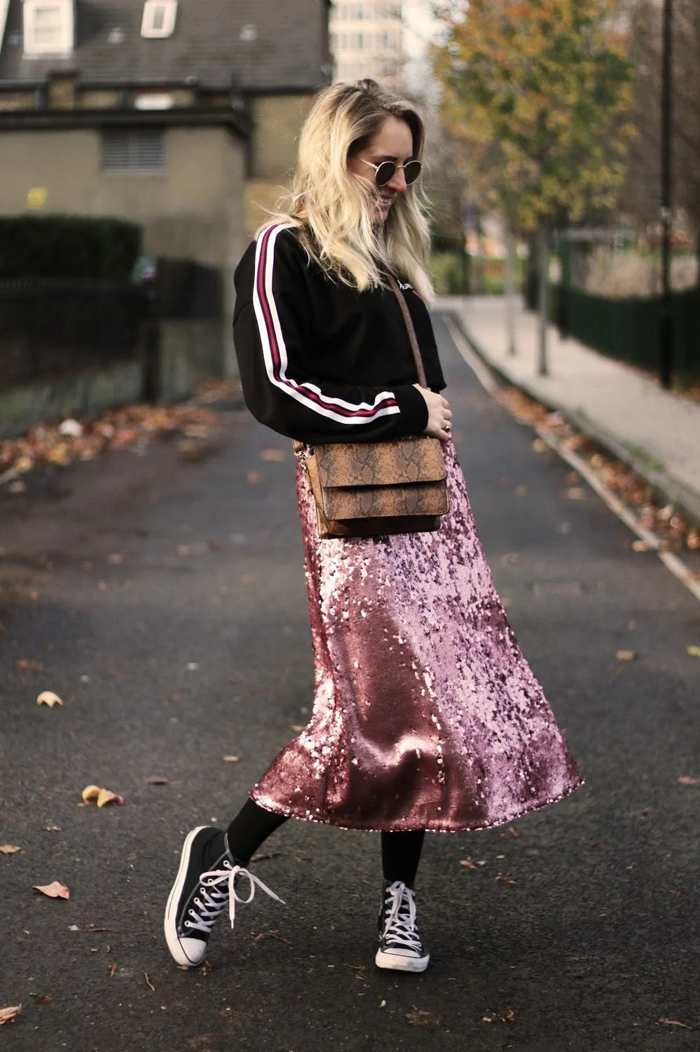 How to wear sequins to work