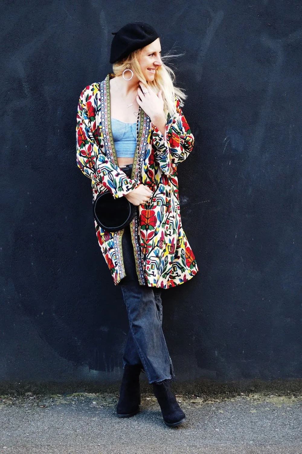 Vintage style cover-ups and berets