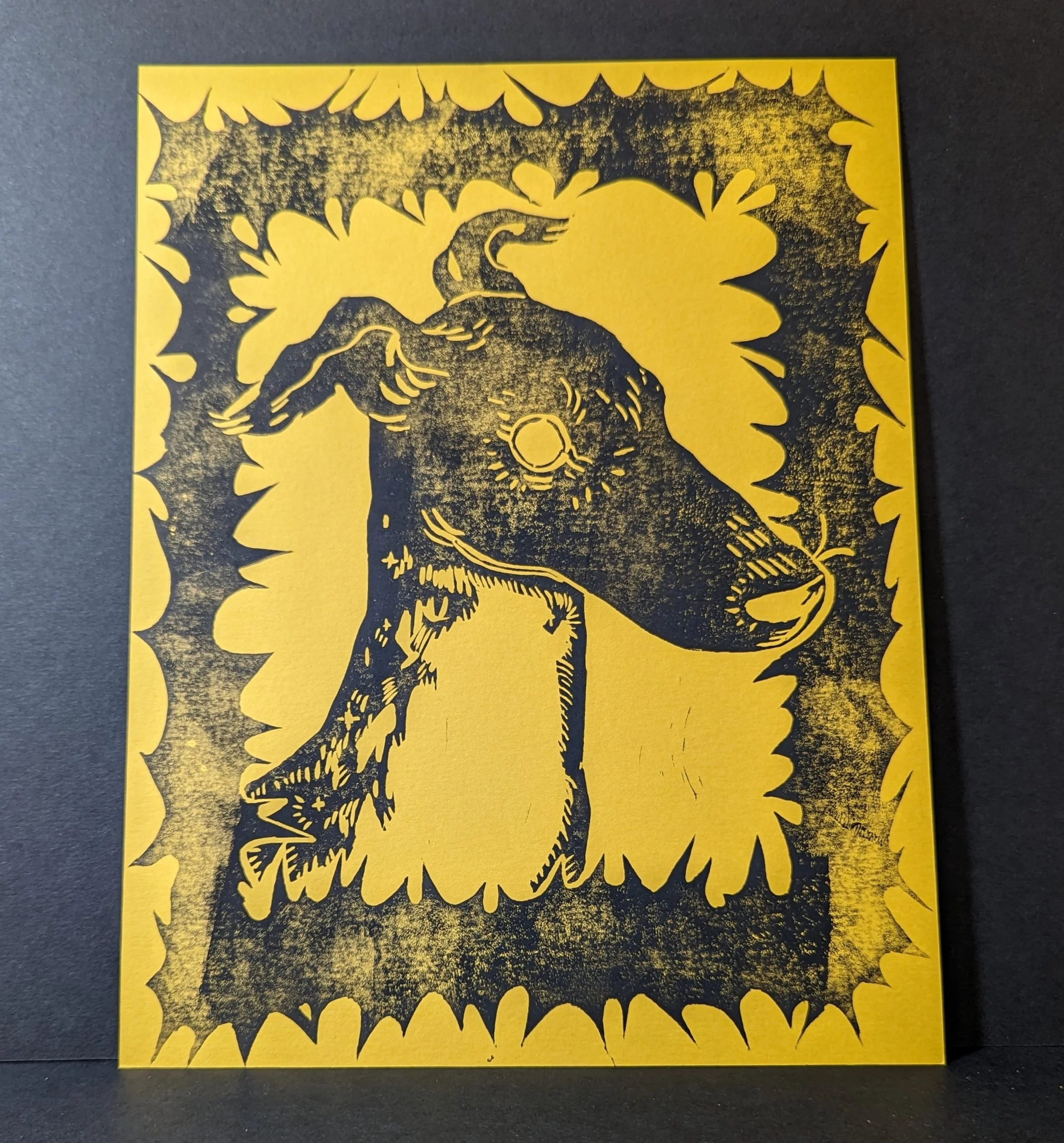Thorn Dog Print