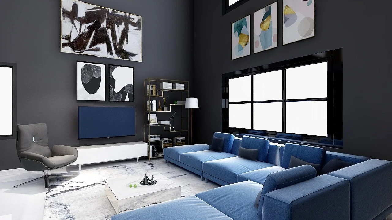 Minimalistic Modern Great Room - Project Reveal