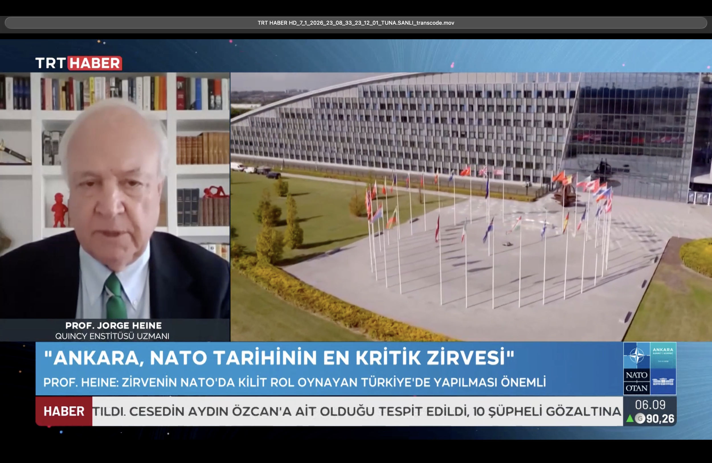 TRT Haber - On the NATO Summit in Ankara 