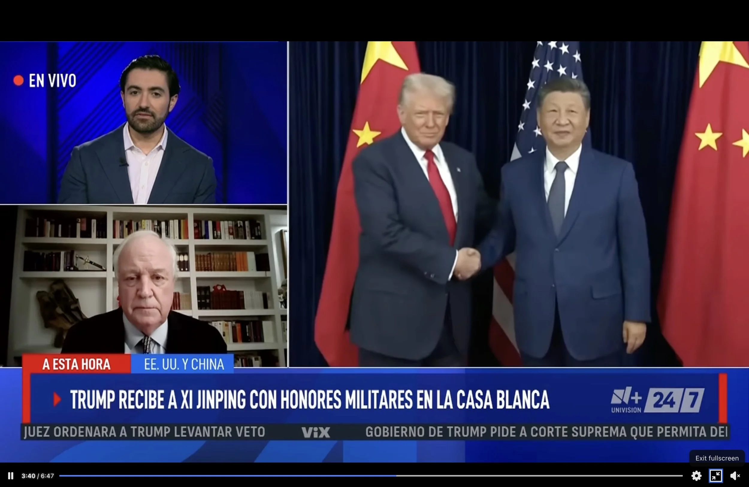 UNIVISIÓN - Trump y Xi: el encuentro que pone frente a frente a las dos grandes potencias