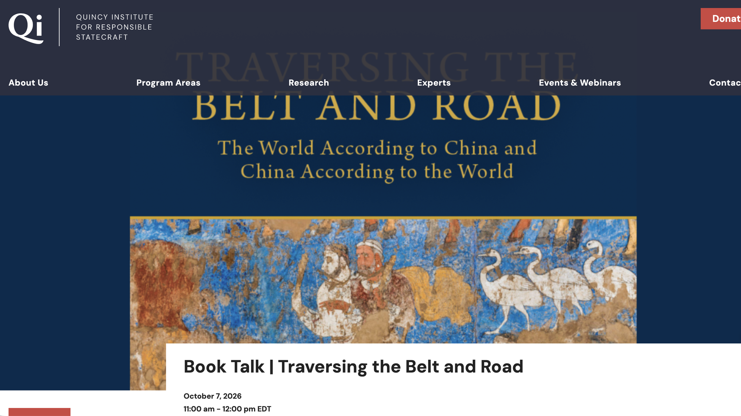 Book Talk: Traversing the Belt and Road