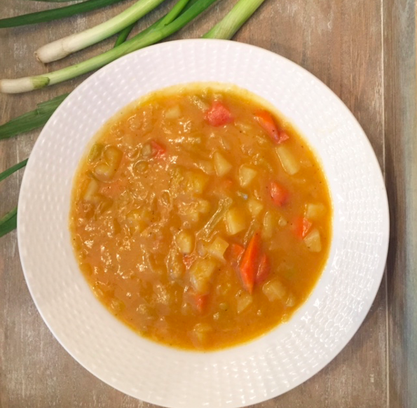 Creamy Vegan Potato Leek Soup