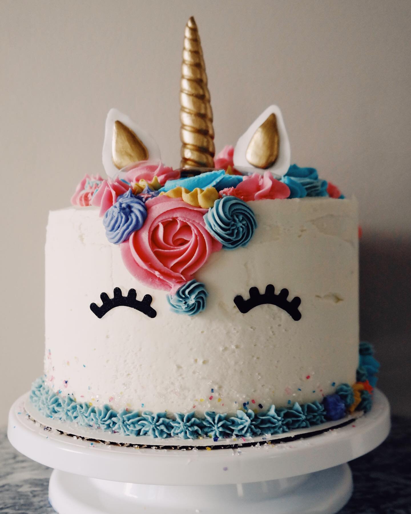 I did an entire photoshoot with this cake because look at it 😍🦄