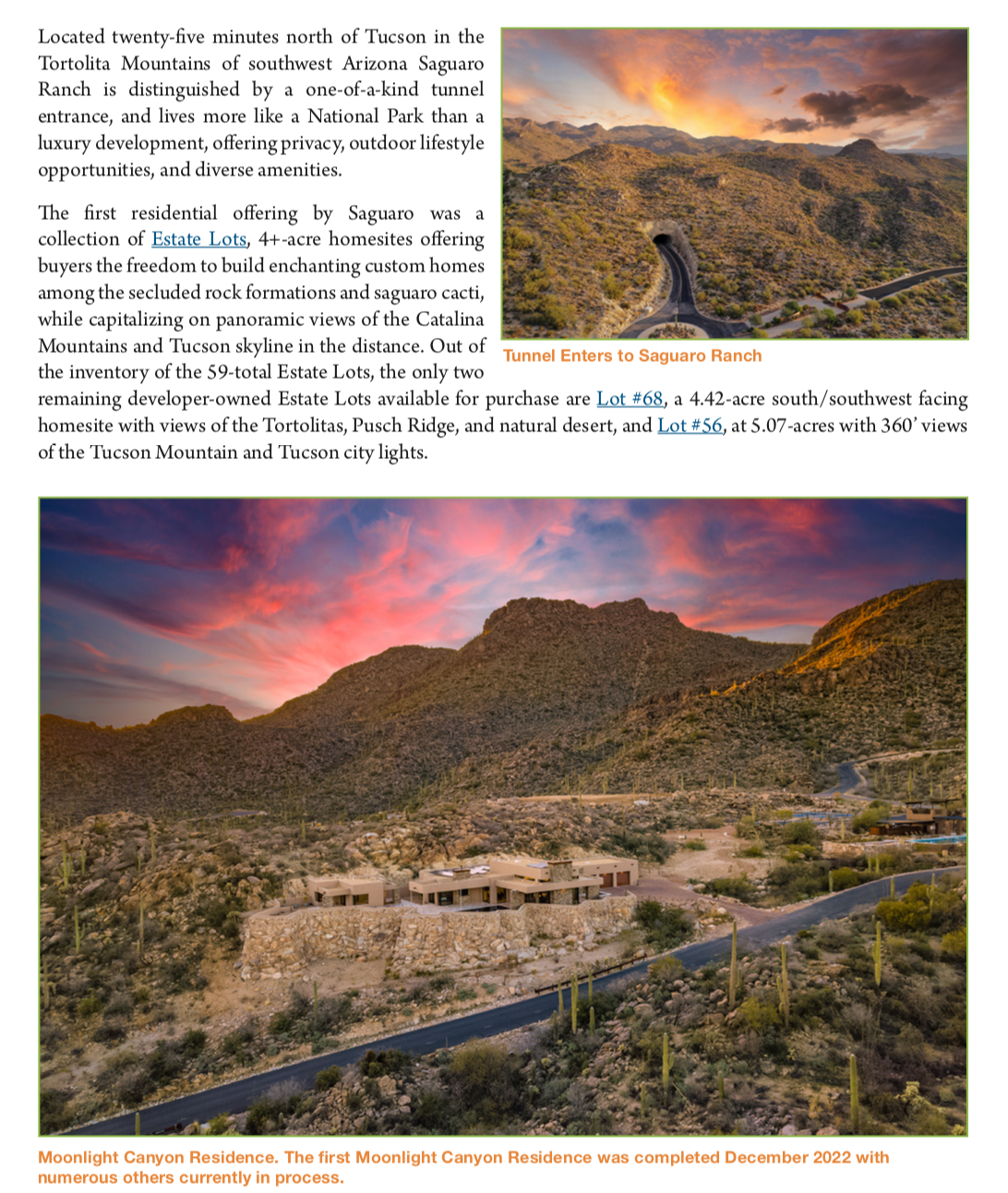 Real Estate Community News — Saguaro Ranch