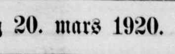 20. mars