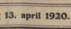 13. april