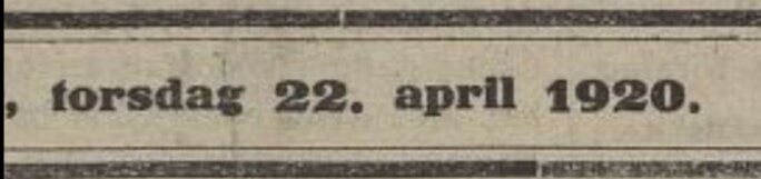 22. april
