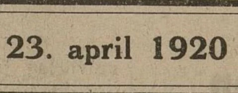 23. april