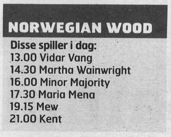 Norwegian Wood, 18.06.06