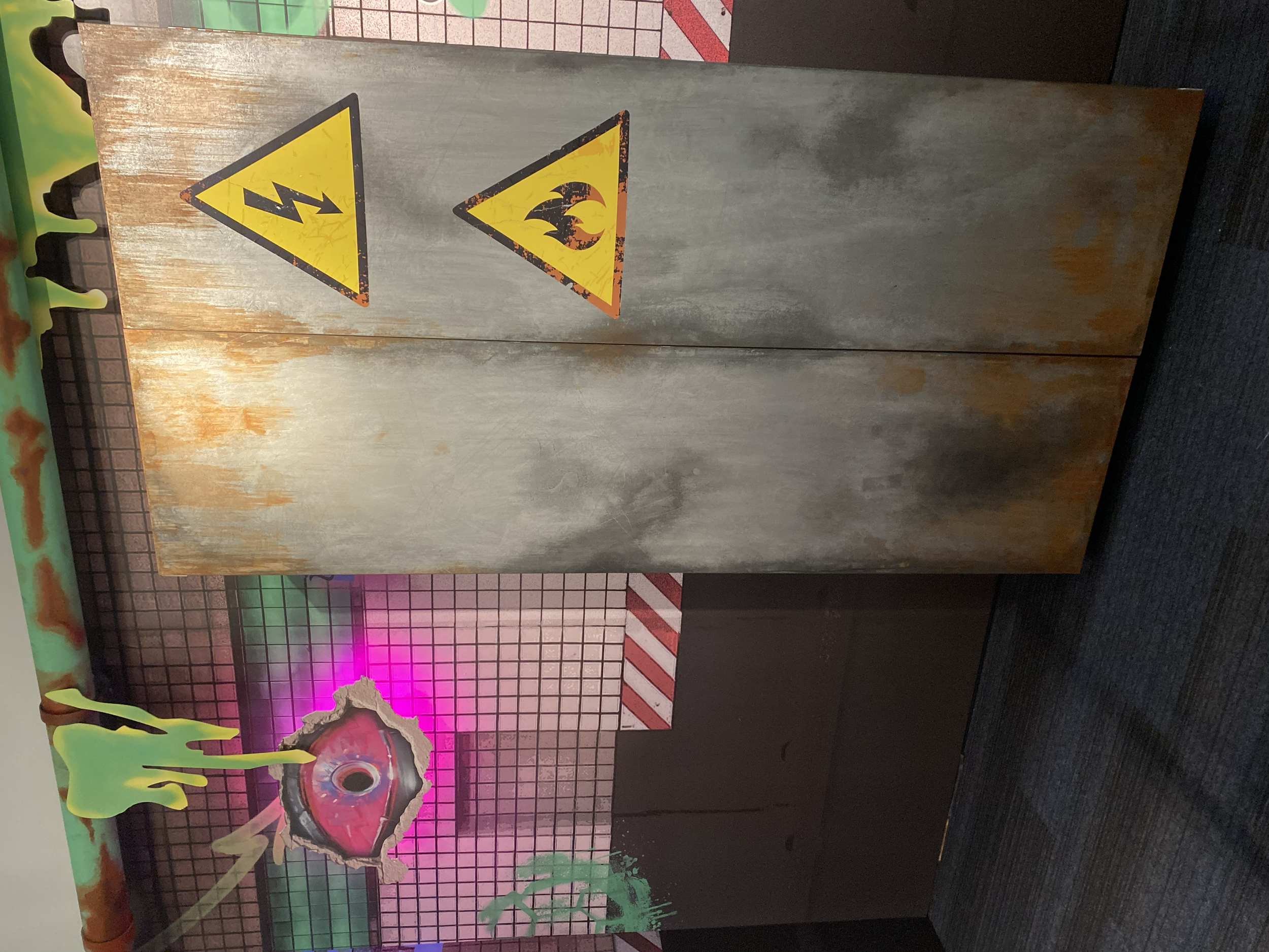 Prop fabrication, faux finishing, LED lighting, set dressing. 